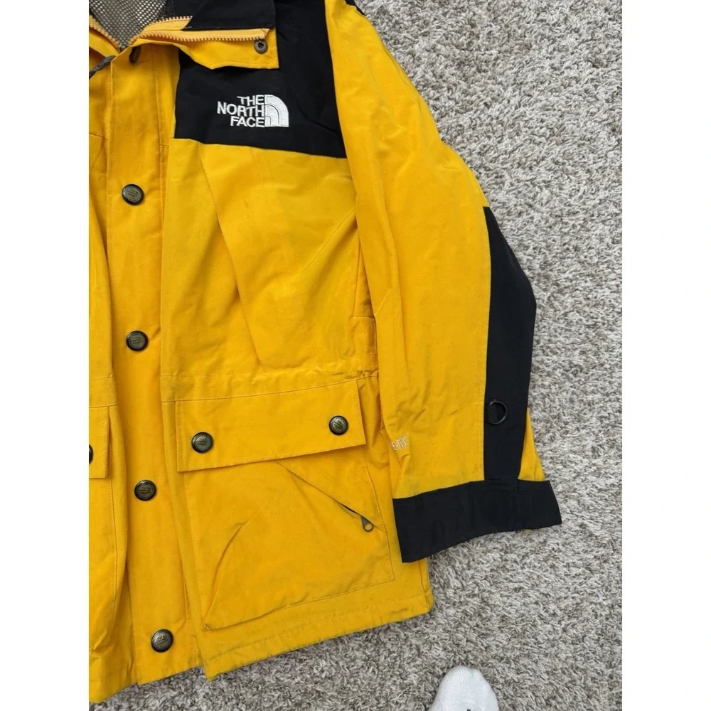 Vintage The North Face Mountain Gore-Tex Jacket Men's XL Yellow Black Shell